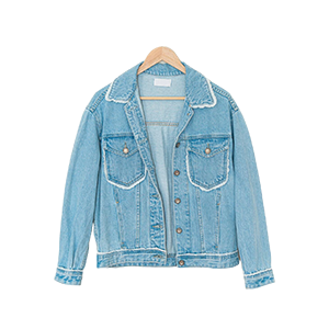 Denim casual blazer for men